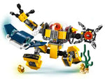 LEGO | CREATOR 3 IN 1 | PRELOVED | Underwater Robot [31090[