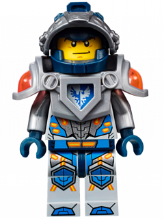 LEGO | MINIFIGURE | PRELOVED | Clay - Dark Blue Helmet, Flat Silver Visor, Flat Silver Armor [nex010]