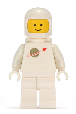 LEGO | MINIFIGURE | CLASSIC SPACE | PRELOVED | Classic Space - white with Air Tanks [sp006]