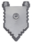 PARTS | Minifigure, Shield Pentagonal with Grooved Edges [22408]