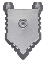 PARTS | Minifigure, Shield Pentagonal with Grooved Edges [22408]