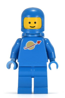 LEGO | MINIFIGURE | CLASSIC SPACE | PRELOVED | Classic Space - Blue with Air Tanks [sp004]